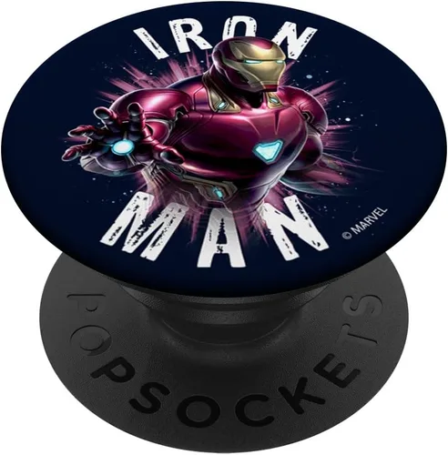 Vista 6 de Marvel Avengers Endgame - Póster espacial de Iron Man PopSockets MagSafe PopGrip para iPhone