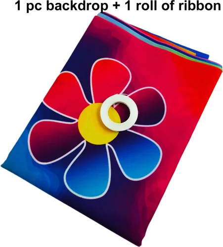 Vista 6 de Pancarta de fondos de amor con texto en inglés "Peace Groovy Love" de 70.8 x 35.4 pulgadas, cartel de decoración de fiesta de carnaval de los años