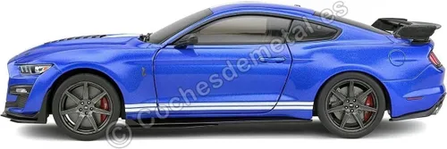 Vista 4 de solido S1805901 Ford Coche miniatura coleccionable, azul, escala 1:18