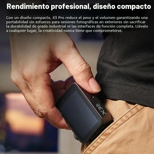 Vista 8 de Godox X3 Pro C X3Pro C TTL GODOX Trigger inalámbrico para Canon, pantalla táctil LCD de 2.4 pulgadas, batería de iones de litio de 2930 mAh