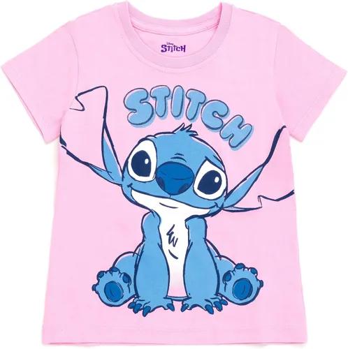 Vista 2 de Disney Moana Winnie the Pooh Lion King Pixar Toy Story Lilo & Stitch - Conjunto de camiseta y pantalones cortos de bicicleta para bebé a niño grande