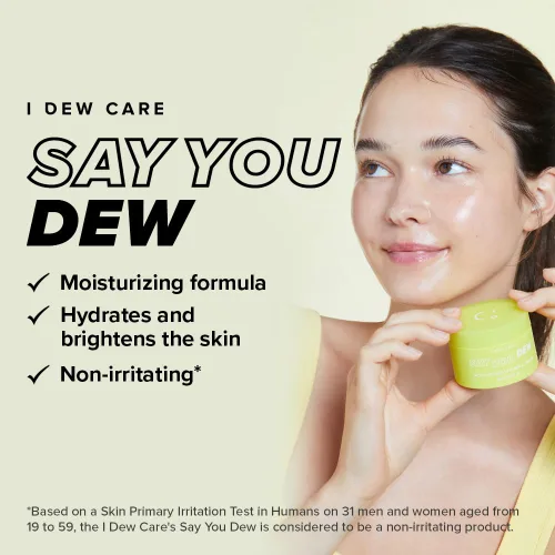 Vista 2 de I DEW CARE Hidratante facial con vitamina C - Say You Dew Panthenol de rutina coreana para el cuidado de la piel, niacinamida, no irritante