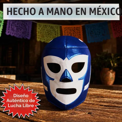 Vista 7 de RINGREBELS - Máscara de lucha libre mexicana Lucha Libre Luchador - Estilos coloridos