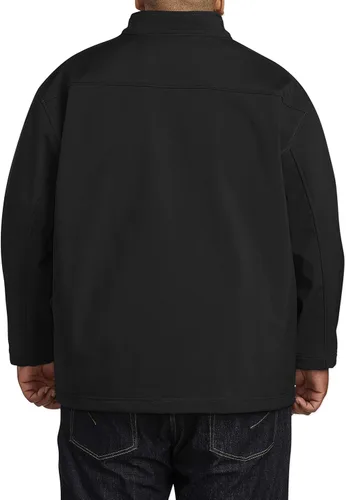 Vista 2 de Tienda Essentials Chaqueta Softshell resistente al agua para hombre grande y alto