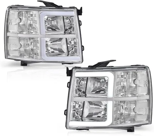 Vista 31 de CHEDA Conjunto de Faros Delanteros Faro Compatible con GMC Canyon/Chevy Colorado 2004-2012 Conjunto de Faros Luces de Parachoques