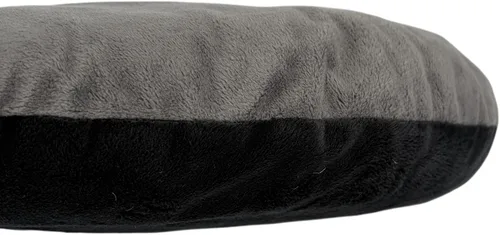 Vista 6 de PJYuCien - Cama redonda ortopédica de espuma viscoelástica para mascotas, 20 pulgadas, color gris