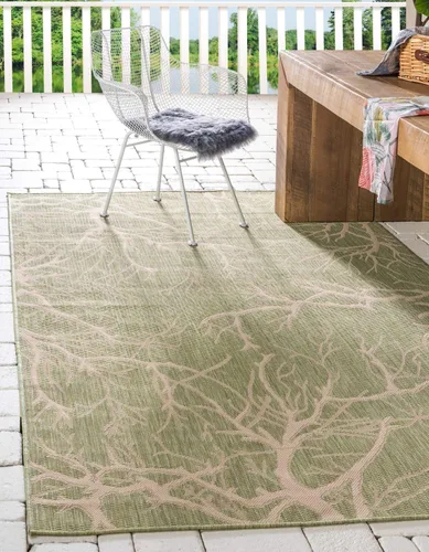Vista 22 de Unique Loom - Alfombra de centro Café/Beige