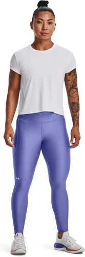 Vista 3 de Under Armour Leggings antideslizantes HeatGear de cintura alta con bolsillos para mujer