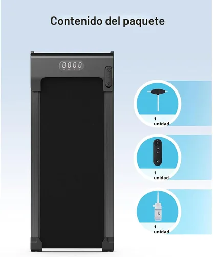 Vista 7 de Lichico - Caminadora para debajo del escritorio, caminadora portátil pequeña para el hogar y la oficina, 2.5 HP, silenciosa, sin escobillas