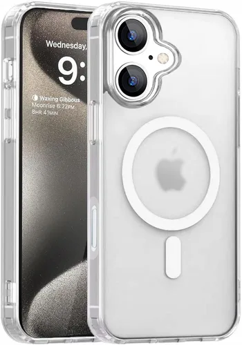 Vista 22 de S. Tedazo Funda magnética para iPhone 7 Plus/8 Plus compatible con MagSafe, no amarillea, protección de grado militar, funda ultradelgada a prueba