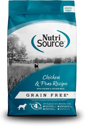 Vista 21 de NutriSource Alimento seco para perros sin granos, bocados pequeños, pollo y guisantes, 4 libras