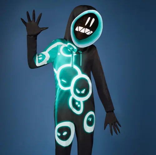 Vista 2 de InSpirit Designs Fortnite Grimey - Disfraz para niño