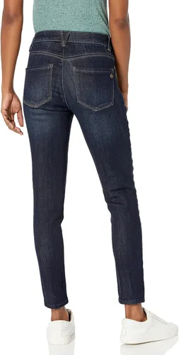 Vista 3 de Democracy Jegging de tiro alto con solución abdominal pequeña para mujer