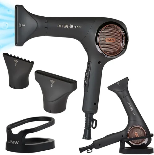 Vista 2 de Secador profesional para salón de pelo JMW Korea AIR Storm-1600W BLDC, de secado rápido, viento frío potente, ligero, silencioso y duradero Tormenta