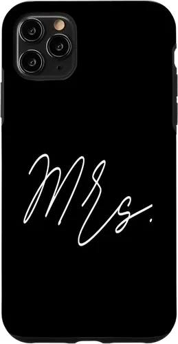 Vista 4 de iPhone 12 mini - Estuche de regalo para boda, diseño de señora novia