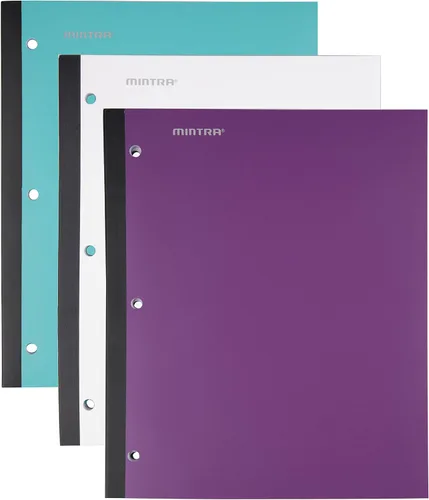 Vista 6 de Mintra Libreta Inalámbrica 3pk - 80 Hojas - Rayado Universitario (Hielo Ártico, Aceite de Chile, Oliva Verde)