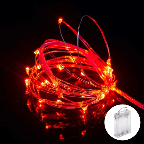 Vista 2 de XINKAITE - Serie de luces LED a prueba de agua, para interiores y exteriores, decoración de bricolaje para fiestas de Navidad, hogar