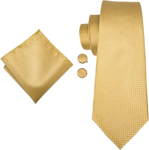 Vista 42 de Dubulle Corbata tejida de cachemira para hombre y gemelos de pañuelo para hombre, conjunto de gemelos para boda formal y negocios