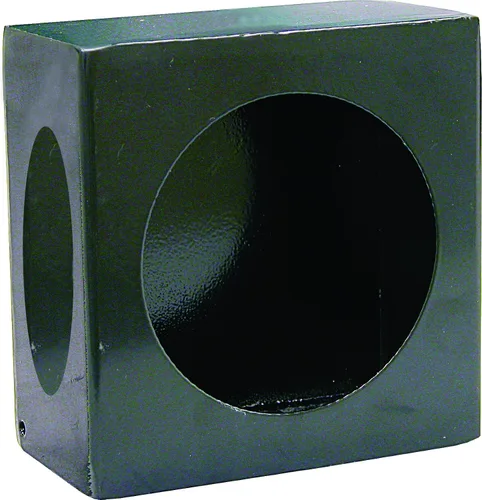 Vista 8 de Jalón LB6123 de luz redonda dual de Buyers Products, acero con recubrimiento en polvo negro, diseñado para luces DOT redondas de 4 pulgadas, mide 3