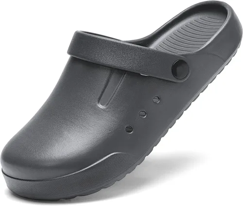 Vista 7 de Nihaoya Zuecos para Hombre y Mujer Zapatos de Jardín Cómodos Antideslizantes Sandalias Ligeras Transpirables Pantuflas de Playa al Aire Libre