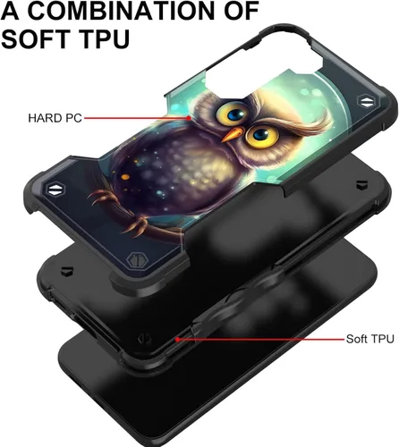 Vista 973 de Funda para Galaxy A14 5G, [Doble Capa][Protección contra Caídas de Grado Militar de 10 Pies] [Antideslizante] Funda Resistente a Prueba de Golpes