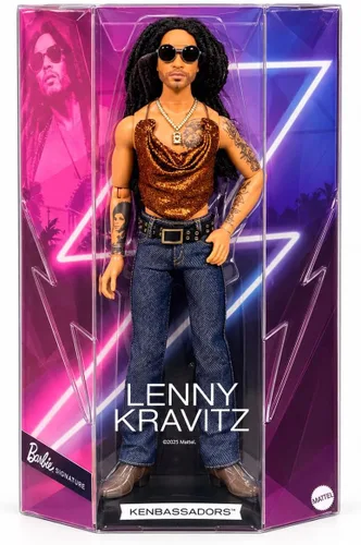 Vista 4 de Barbie Muñeca Kenbassadors Lenny Kravitz de la firma