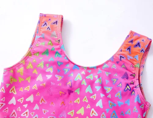 Vista 3 de TENVDA Traje de baño de una pieza para niñas de 2 a 12 años