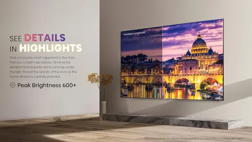 Vista 19 de Hisense ULED 4K Premium 65U6H Quantum Dot QLED Series Smart Google TV de 65 pulgadas, Dolby Vision Atmos, control remoto por voz, compatible