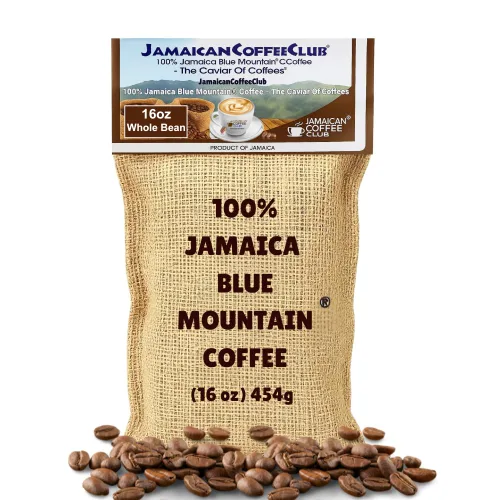 Vista 10 de JamaicanCoffeeClub 100% Blue Mountain - Café en grano entero, WB 8 onzas de granos tostados jamaicanos, sabor rico y suave, granos gourmet