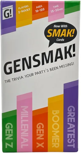 Vista 9 de GENSMAK! Juego de fiesta - Atractivo juego de trivia multigeneracional con pistas cómicas - Divertido para familiares y amigos, adultos