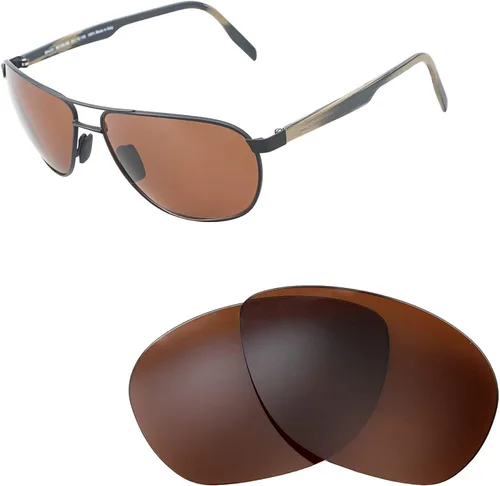 Vista 3 de Walleva Lentes de repuesto para gafas de sol Maui Jim Castles, múltiples opciones disponibles