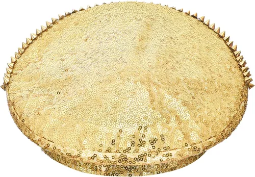 Vista 4 de bslingerie Sombrero steampunk con lentejuelas y diamantes de imitación para mujer, para fiesta rave, festival, capitán con gafas