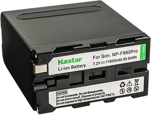 Vista 2 de Kastar Paquete de 4 baterías NP-F990 PRO y LCD cargador rápido dual para Sony DCR-TR7 DCR-TR7000 DCR-TR7100 DCR-TR8000 DCR-TR8100 DCR-TRU47