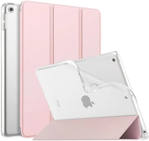 Vista 31 de MoKo Funda compatible con iPad de 9ª/8ª/7ª generación de 10.2 pulgadas (2021/2020/2019), delgada y ligera funda inteligente con protector trasero