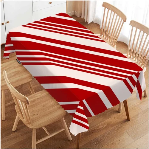 Vista 22 de Swono - Mantel rectangular de bambú con diseño de luz solar y bosque de bambú - Mantel a cuadros lavable para mesa de cocina, cena de festividades