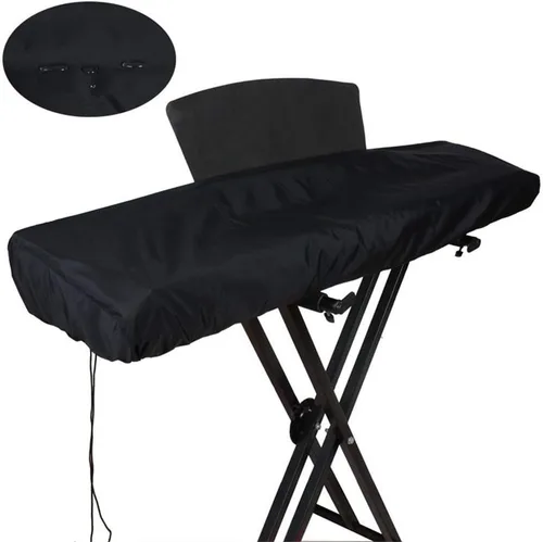 Vista 6 de Ruibo Cubierta de teclado de 61 teclas/cubierta de polvo para teclado de piano electrónico impermeable con cordón hecho de Oxford 420D