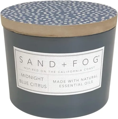 Vista 55 de Sand + Fog Vela perfumada - Chai – Aromas adicionales y tamaños – Mecha 100% de algodón sin plomo - Velas de lujo en frasco para refrescar el aire