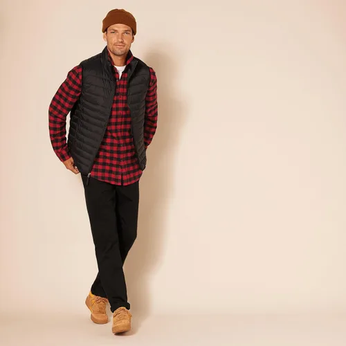 Vista 4 de Tienda Essentials Camisa de franela de manga larga para hombre (disponible en tallas grandes y altas)