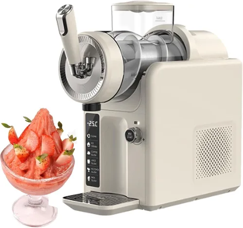 Vista 8 de Máquina de granizado de hielo, máquina para hacer granizados domésticos de 1.8L con autolimpieza, máquina profesional de bebidas congeladas de 150