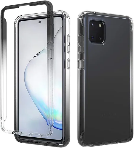 Vista 224 de Pzwoxukhov Funda para Xiaomi Poco M3 M2010J19CG M2010J19CI Caso, alta transparencia, color degradado, funda de absorción de impactos anticaída