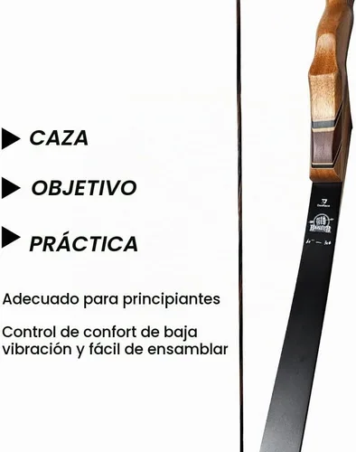 Vista 7 de DEERACE Archery 58" 60" Hunting Recurve Bow, Bow and Arrow Set for Adults Youth Beginner Hunting Targeting Archery