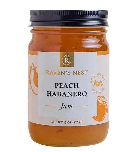 Vista 6 de Raven's Original - Mermelada natural de pimiento picante, tarro de 15 onzas (jalapeno de mora)