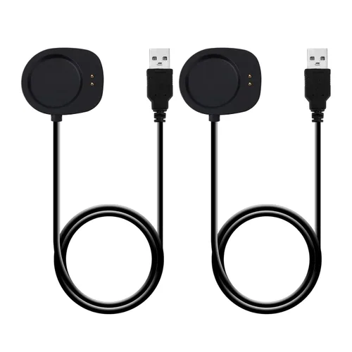 Vista 8 de 4 cargadores de repuesto para Amazfit T-Rex 3/Balance 2/Helio Strap/Balance, 102cm/3.35ft de largo USB Magnetic Watch Cable de carga Accesorios