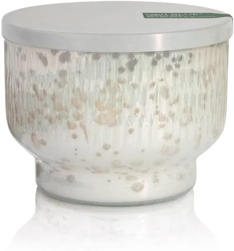 Vista 16 de Capri Blue Vela navideña en tarro de mercurio, mezcla de velas de soja, velas de otoño para el hogar perfumadas con manzana, canela y pera, vela