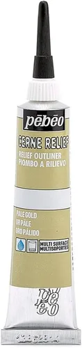 Vista 7 de Pebeo Vitrail, Pintura Dimensional para Contorno en Relieve, Tubo de 20 ml con Boquilla - Negro, 0.68 Oz Líquidas (Paquete de 1)