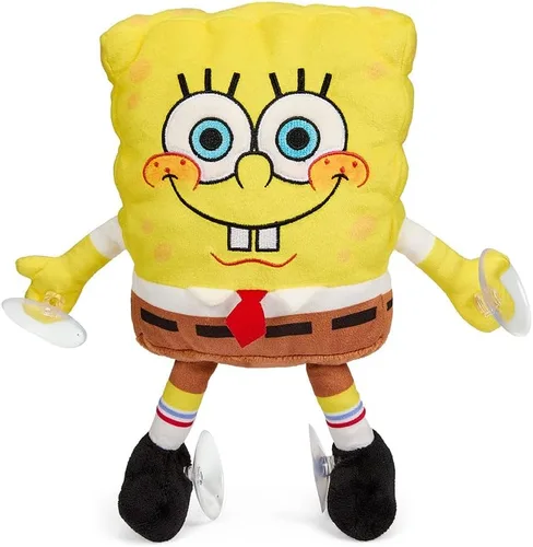 Vista 2 de Kidrobot Bob Esponja Happy Spongebob 8 pulgadas Plush Window Clinger