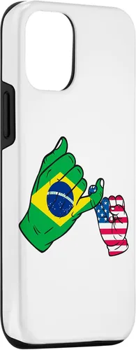 Vista 3 de iPhone 15 Parent and child Brazil USA family Case