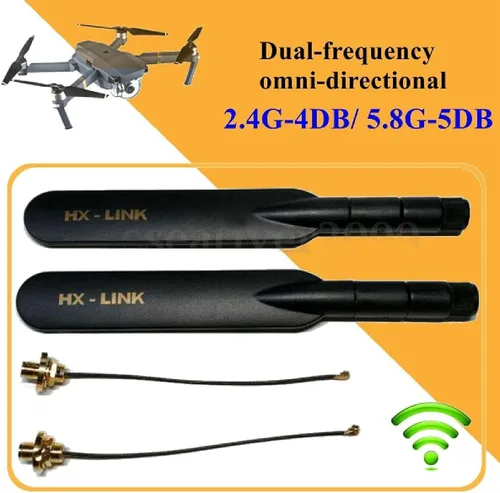 Vista 4 de HX-OS64 Antena de alcance extendido Drone 5000M Amplificador de señal Omnidireccional Booster Extender Drone Accesorios para DJI Mavic Pro Accesorios