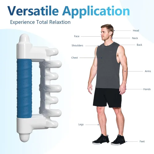 Vista 5 de Fascia - Herramienta de masaje para celulitis, herramienta de liberación miofascial de mano para masaje de tejido profundo, herramienta de masaje