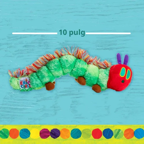 Vista 4 de KIDS PREFERRED Mundo de Eric Carle, Muñeco de Oruga Muy Hambrienta de Bolsa de Frijoles, 25.4 cm